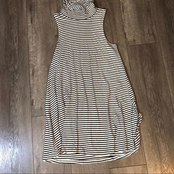 Anthropologie puella striped turtleneck tunic top - Picture 2 of 4